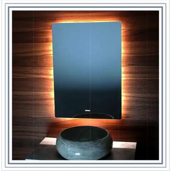 آینه بک لایت مستطیل مه جام شیشه کد RE36S021