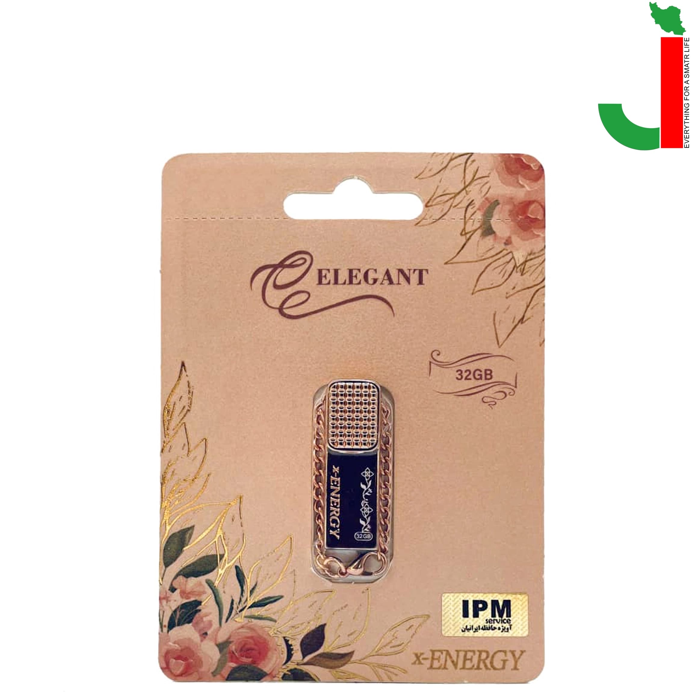 فلش مموری ایکس انرژی مدل ELEGANT ظرفیت 32 گیگابایت USB 2.0 — تصویر ۲