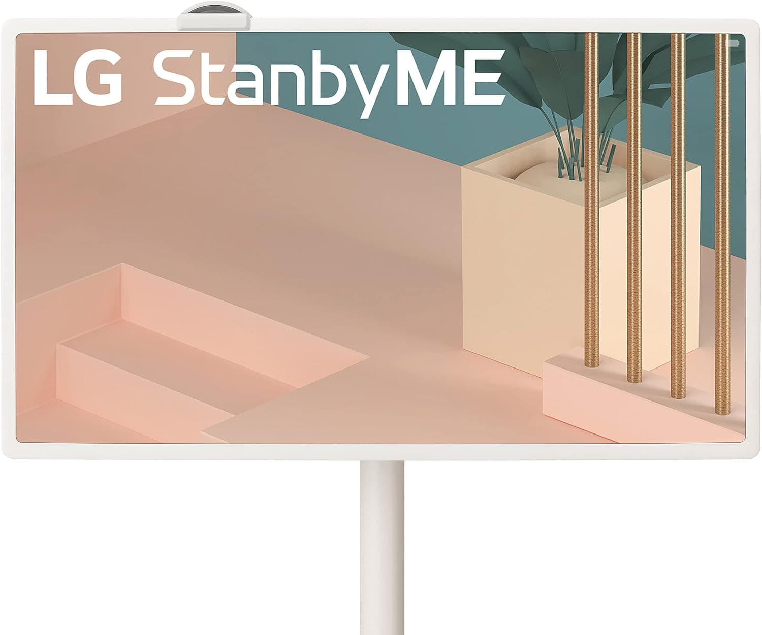مانیتور قابل حمل لمسی ۲۷ اینچ ال جی StanbyMe (27ART10AKPL) باتری‌دار چرخشی ۳۶۰ درجه – رنگ بژ- ارسال از انبار دبی – سه روز کاری — تصویر ۳