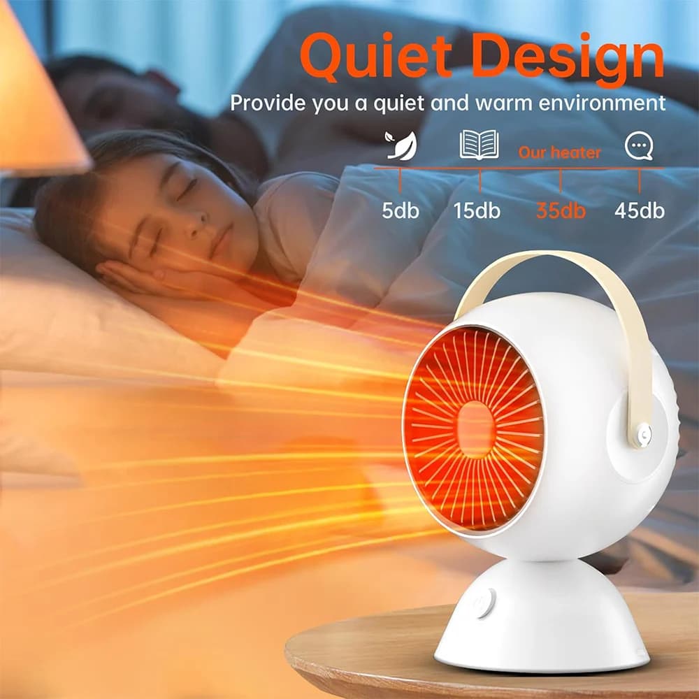 بخاری برقی رومیزی سرامیکی برند Vclpower مدل H7 — تصویر ۲