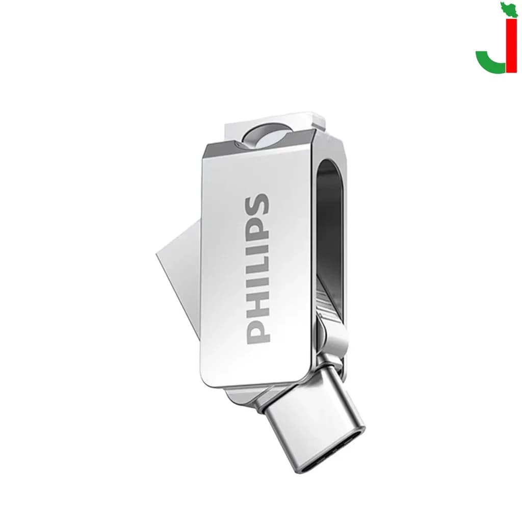 فلش مموری تایپ سی فیلیپس مدل FM30UC ظرفیت 64 گیگابایت USB3.2 — تصویر ۳