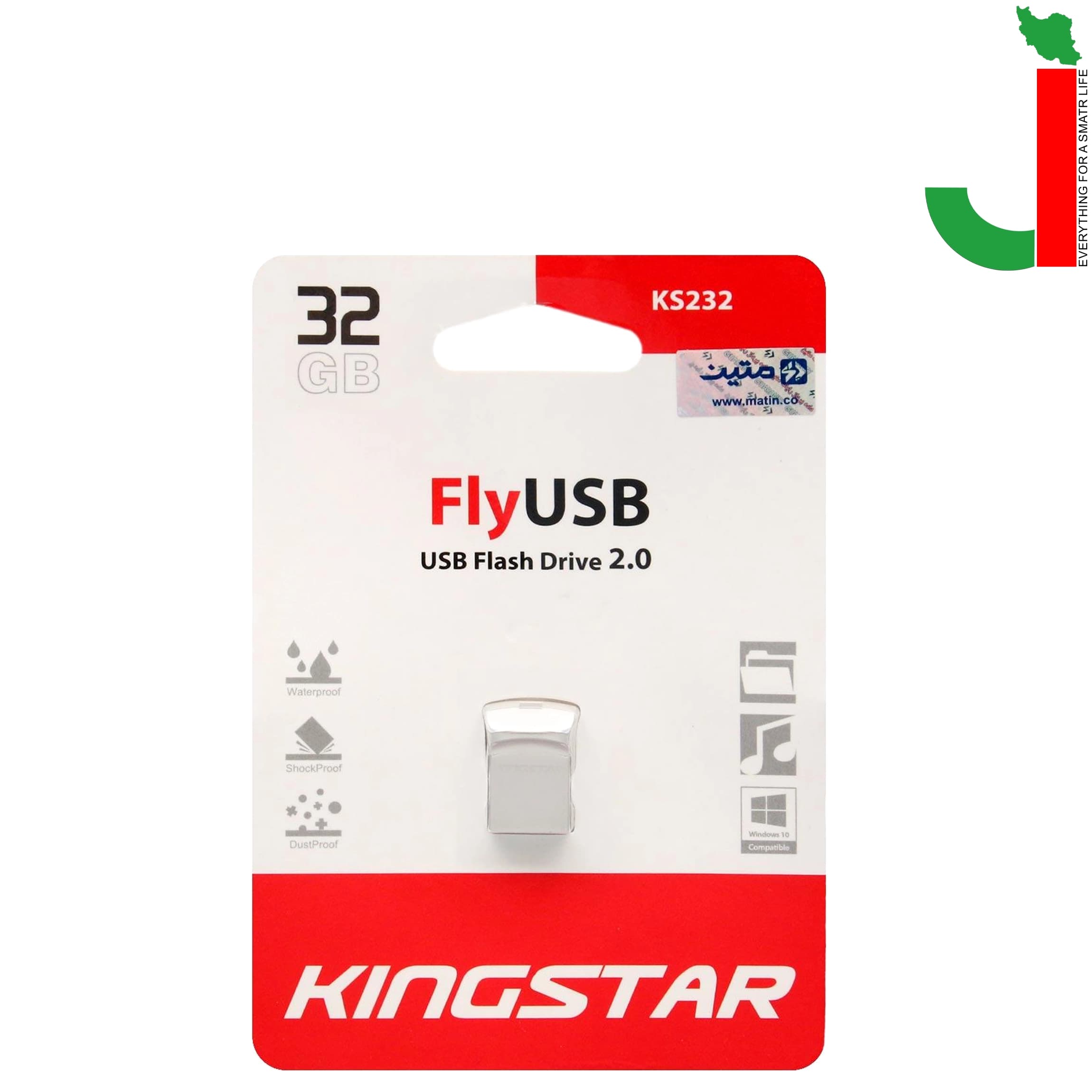 فلش مموری کینگ استار مدل FLY KS232 ظرفیت 32 گیگابایت USB2.0 — تصویر ۲