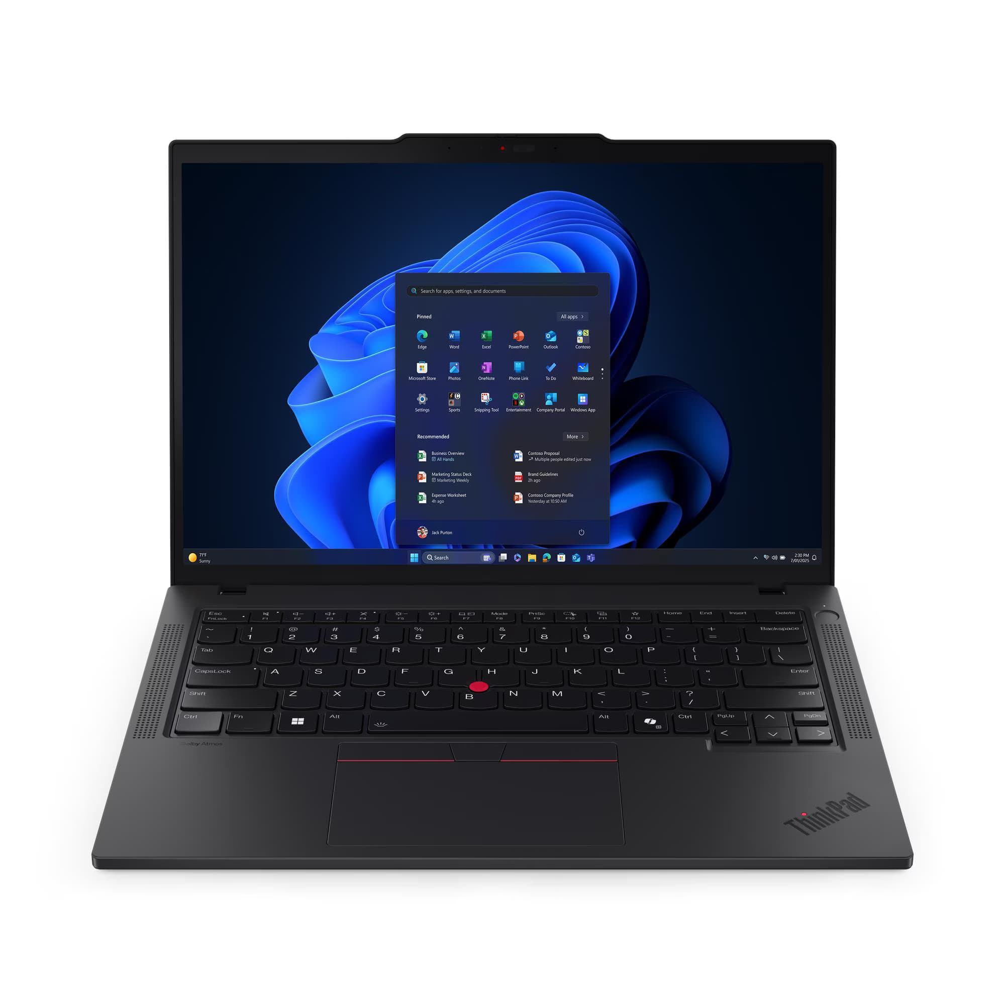 لپ تاپ 14 اینچی لنوو مدل ThinkPad T14 Gen 6 Ultra 7 255U-16GB -512GB SSD