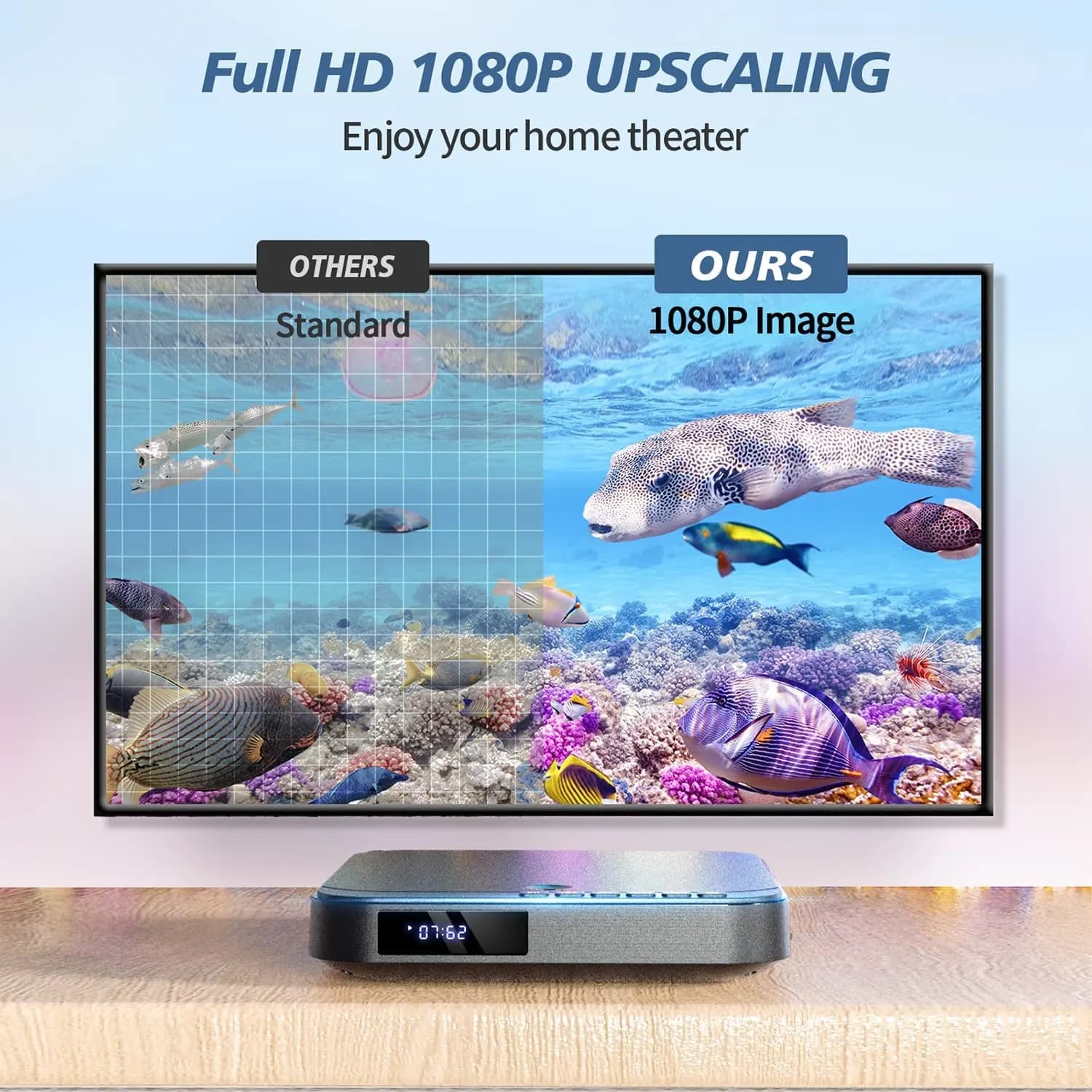 دی‌وی‌دی کوچک با خروجی HDMI Full HD 1080P برند Desobry مدل MD115B — تصویر ۲