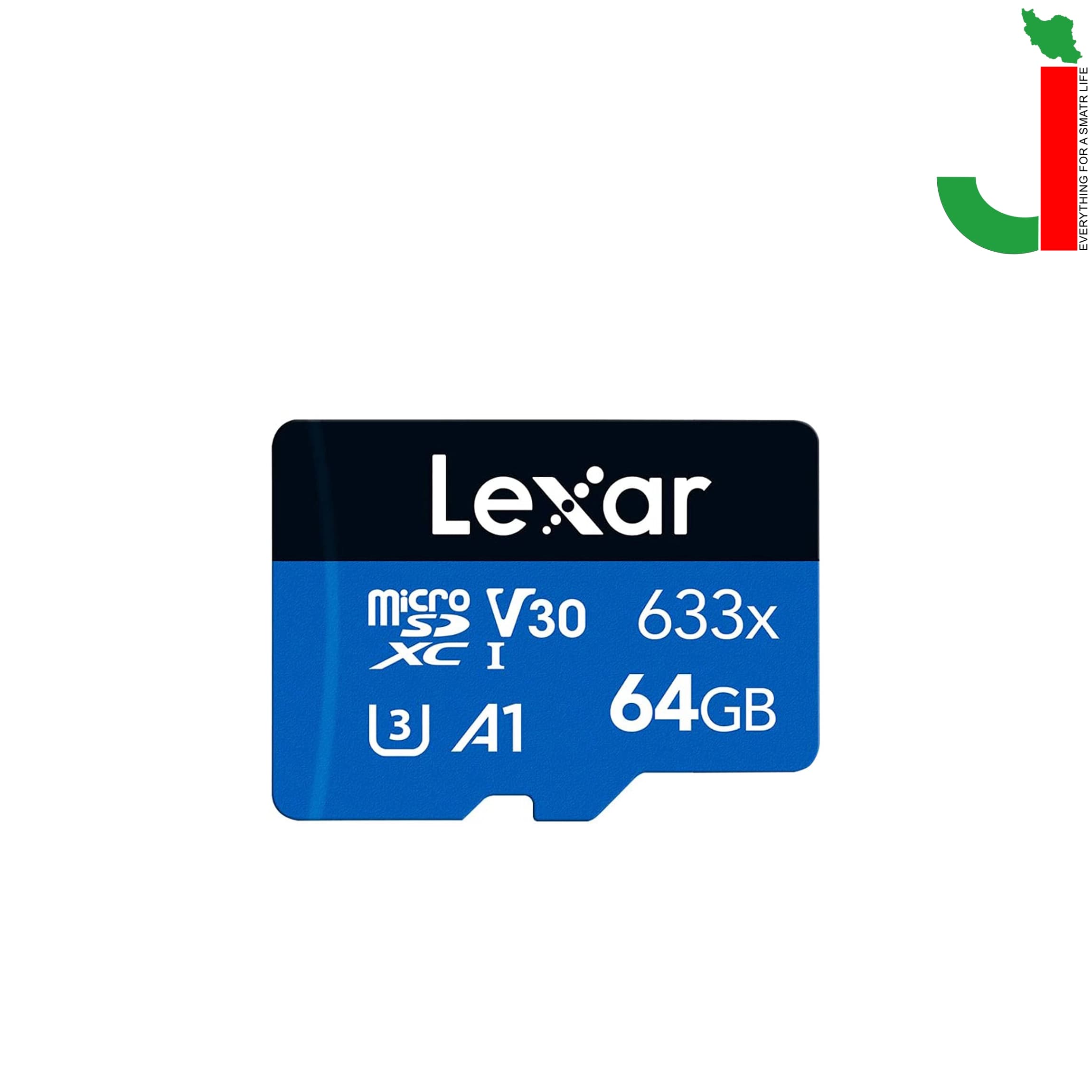 کارت حافظه‌ microSDXC لکسار مدل 633X ظرفیت 64گیگابایت