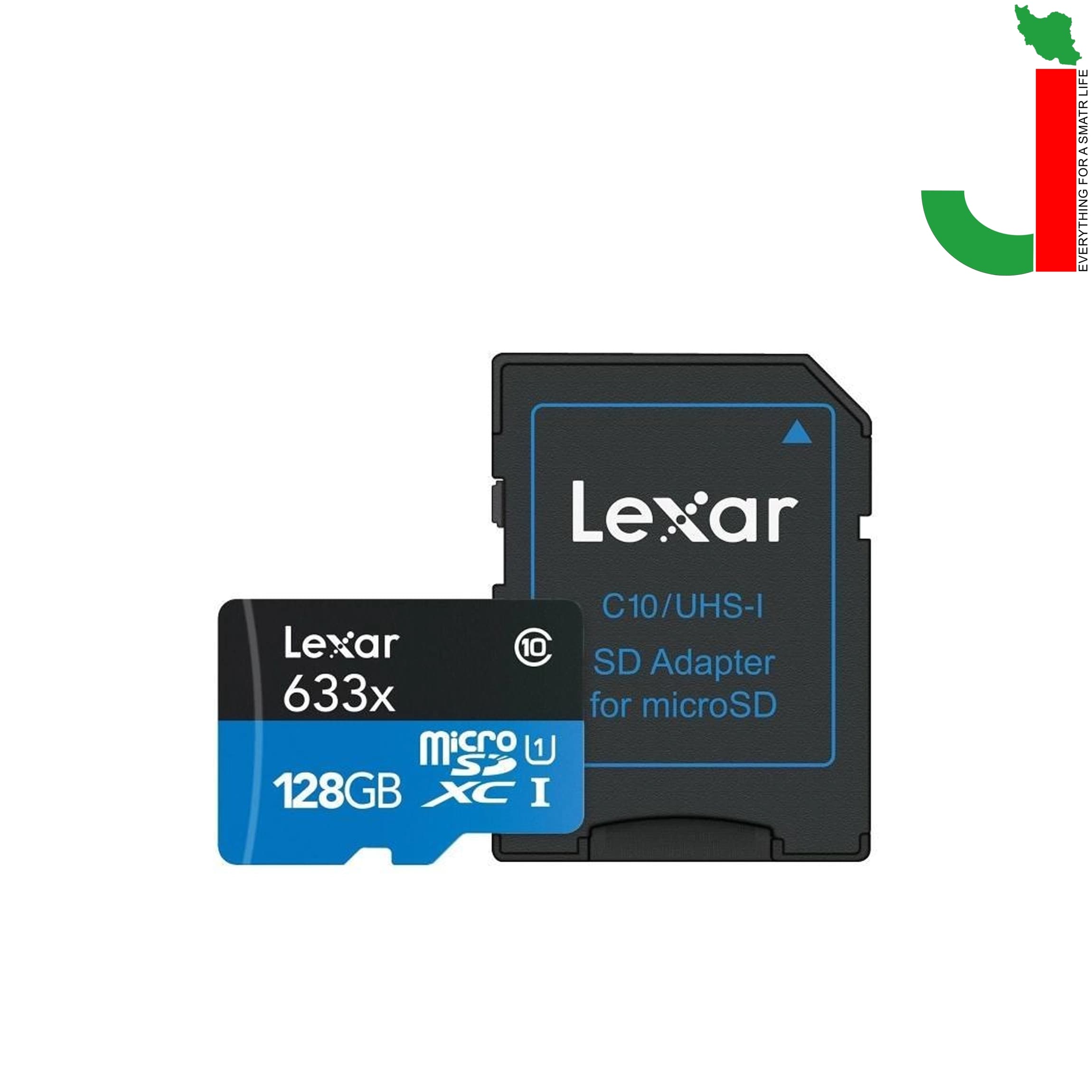 کارت حافظه‌ microSDXC لکسار مدل 633X ظرفیت 128گیگابایت