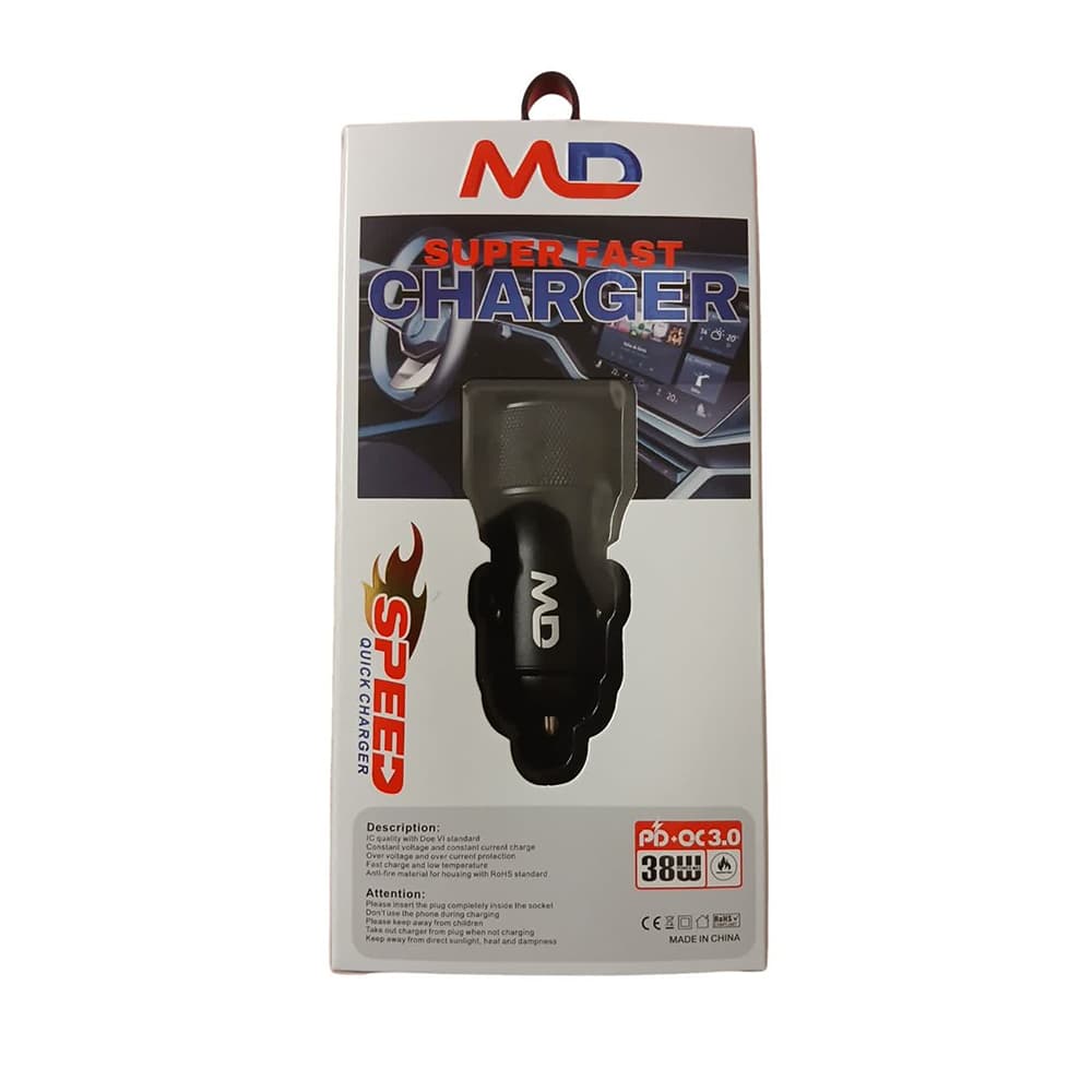شارژر فندکی اتومبیل ام دی MD مدل M-60