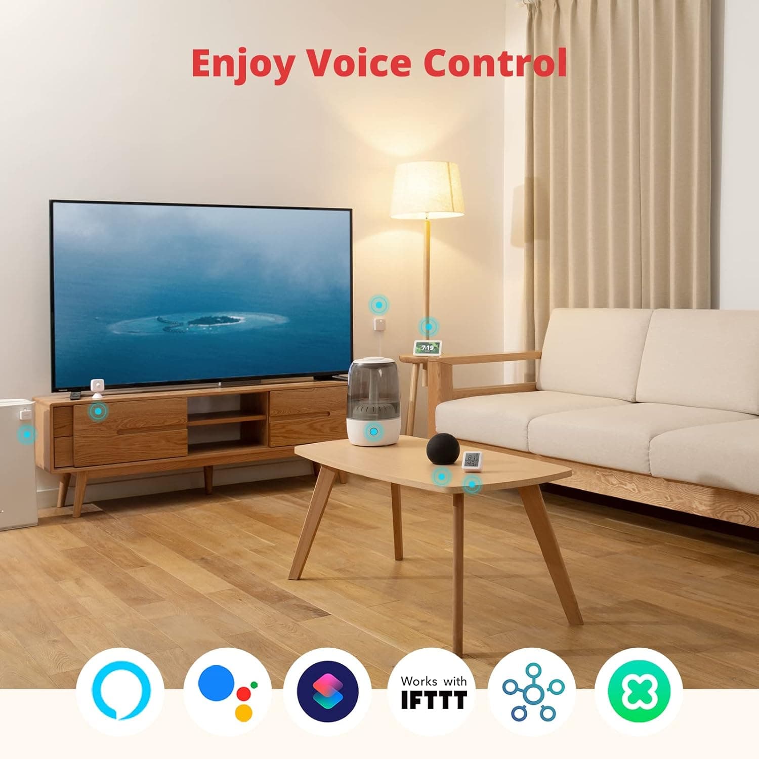 هاب هوشمند کنترل از راه دور مادون قرمز با پشتیبانی از Alexa و Google Home برند SwitchBot مدل W0202200 — تصویر ۲