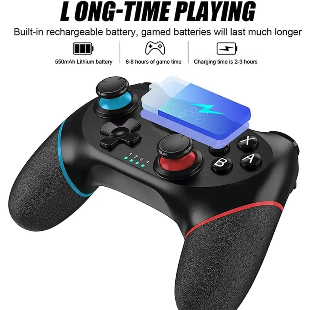 دسته بازی بی‌سیم سازگار با Nintendo Switch و Switch 2 برند Sefitopher مدل N-SL 2 — تصویر ۵