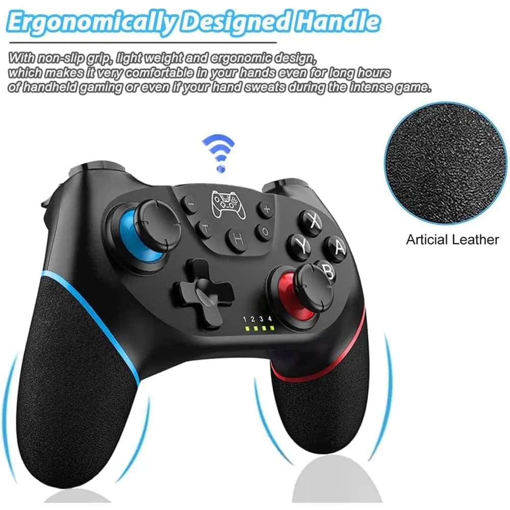 دسته بازی بی‌سیم سازگار با Nintendo Switch و Switch 2 برند Sefitopher مدل N-SL 2 — تصویر ۲