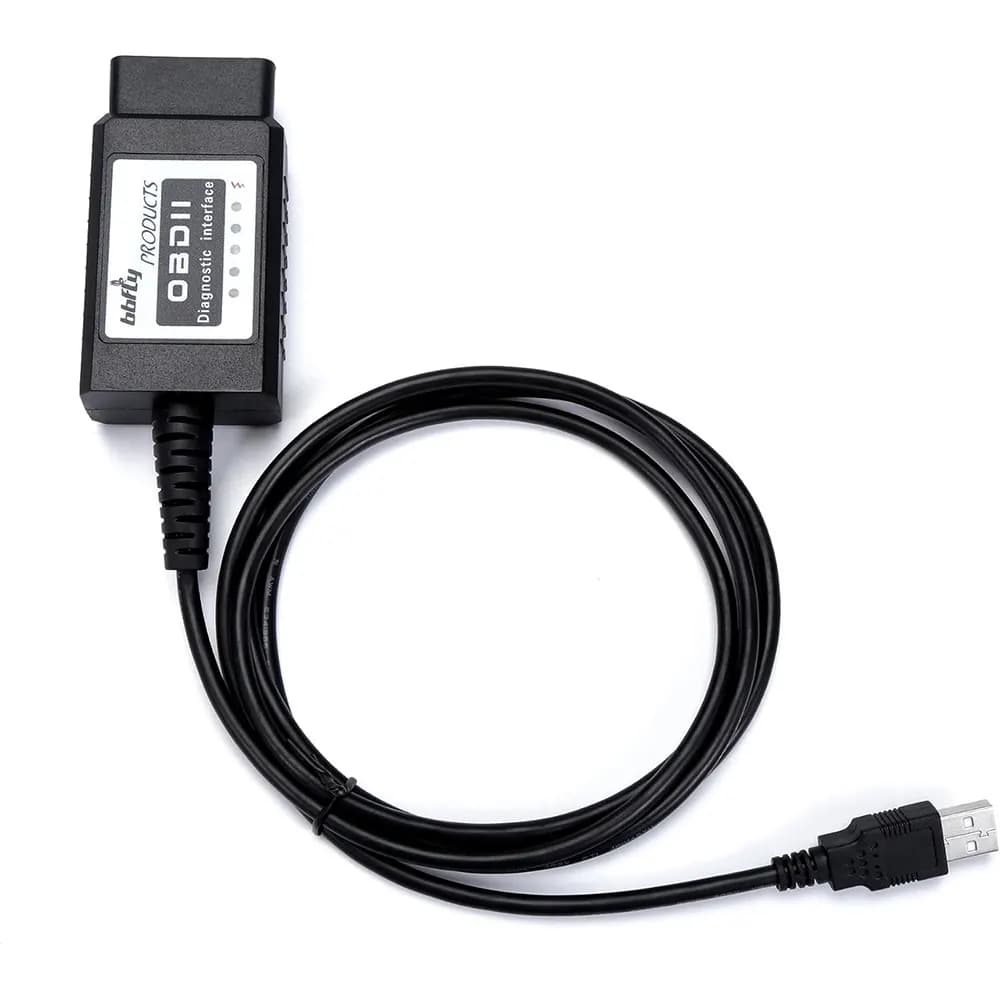 اسکنر عیب‌یاب خودرو با چیپ FTDI نسخه V1.5 برند bbflyOBD مدل BF32301