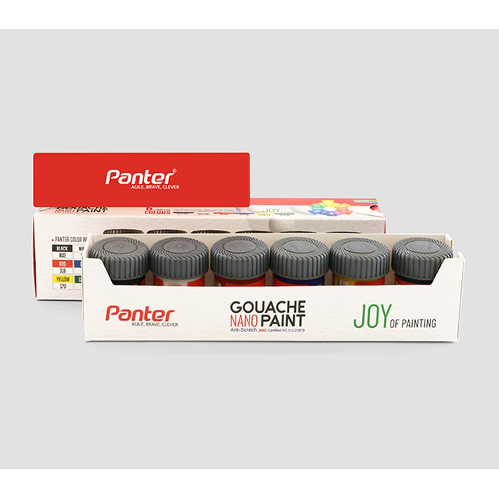 گواش 6 رنگ پنتر کد GP 711-6 — تصویر ۲
