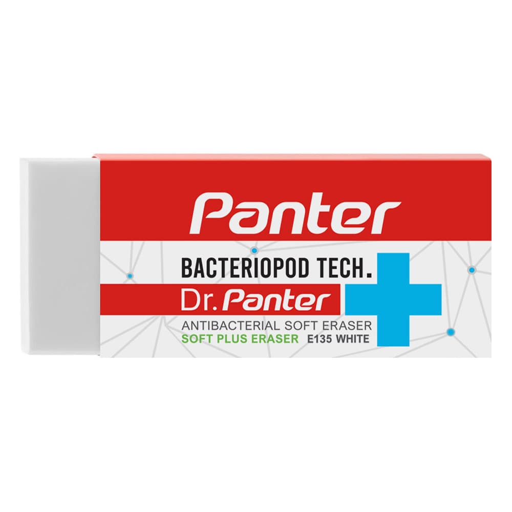 پاک کن پنتر باکتریوپاد بزرگ Soft Plus سفید کدE135