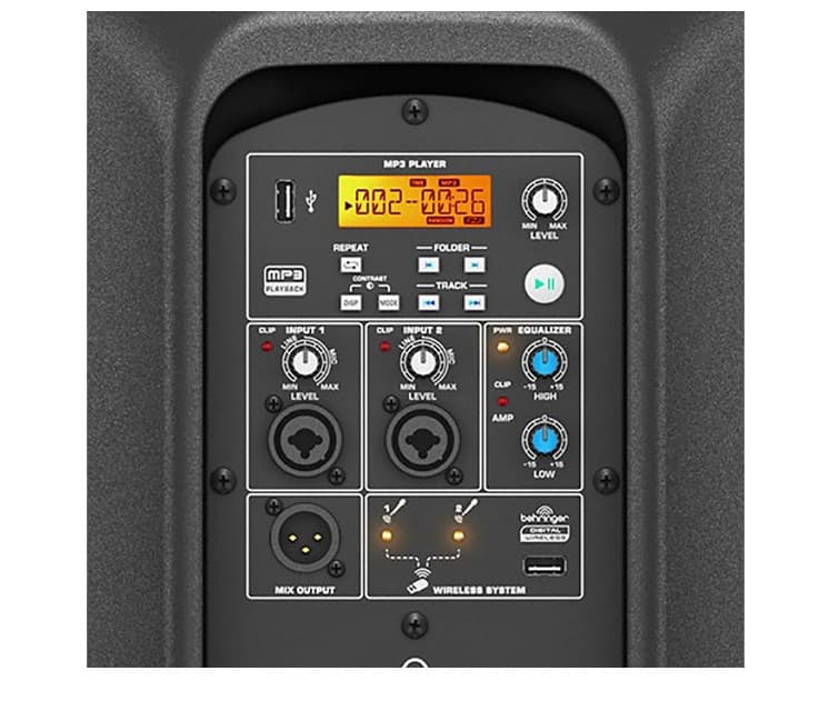 اسپیکر باند اکتیو ۱۵ اینچ بهرینگر (استوک) Behringer Eurolive B115 MP3 — تصویر ۲