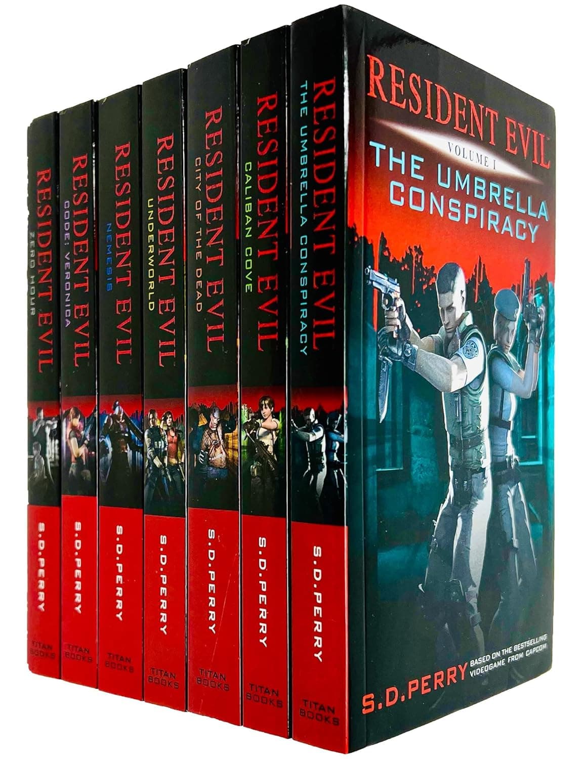پک Resident Evil Series Books 1 – 7 مجموعه 7 جلدی رزیدنت اویل (نسخه انگلیسی)