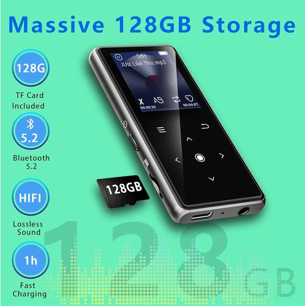 موزیک پلیر Mp3 برند AiMoonsa — تصویر ۴