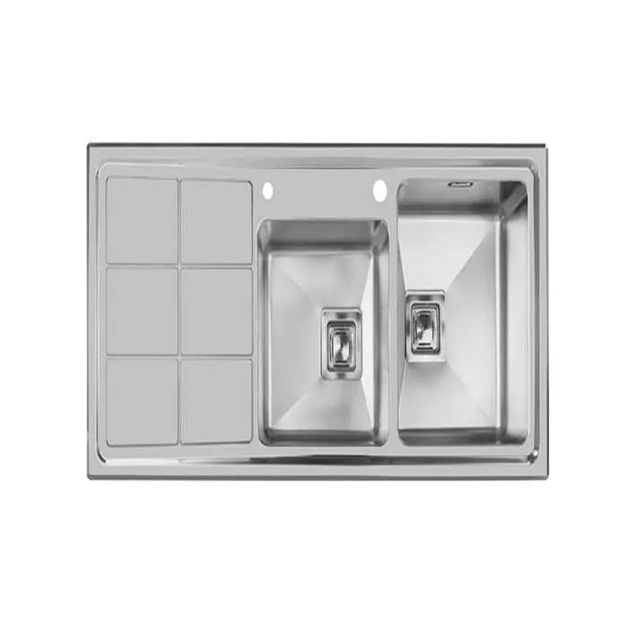 سینک ظرفشویی استیل اخوان مدل 304