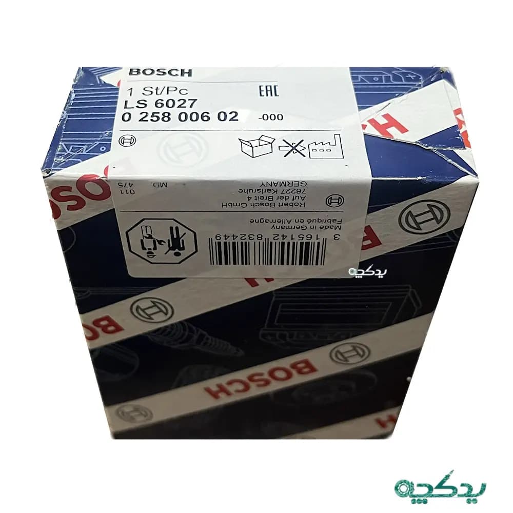 سنسور اکسیژن بوش اصلی ساژم سیم بلند، سوکت سبز مناسب ۴۰۵، پارس، سمند — تصویر ۷