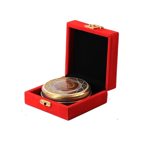 باکس هدیه زعفران مخمل زعفرانیک