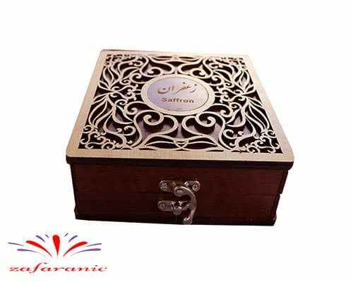 باکس چوبی هدیه زعفرانیک — تصویر ۸