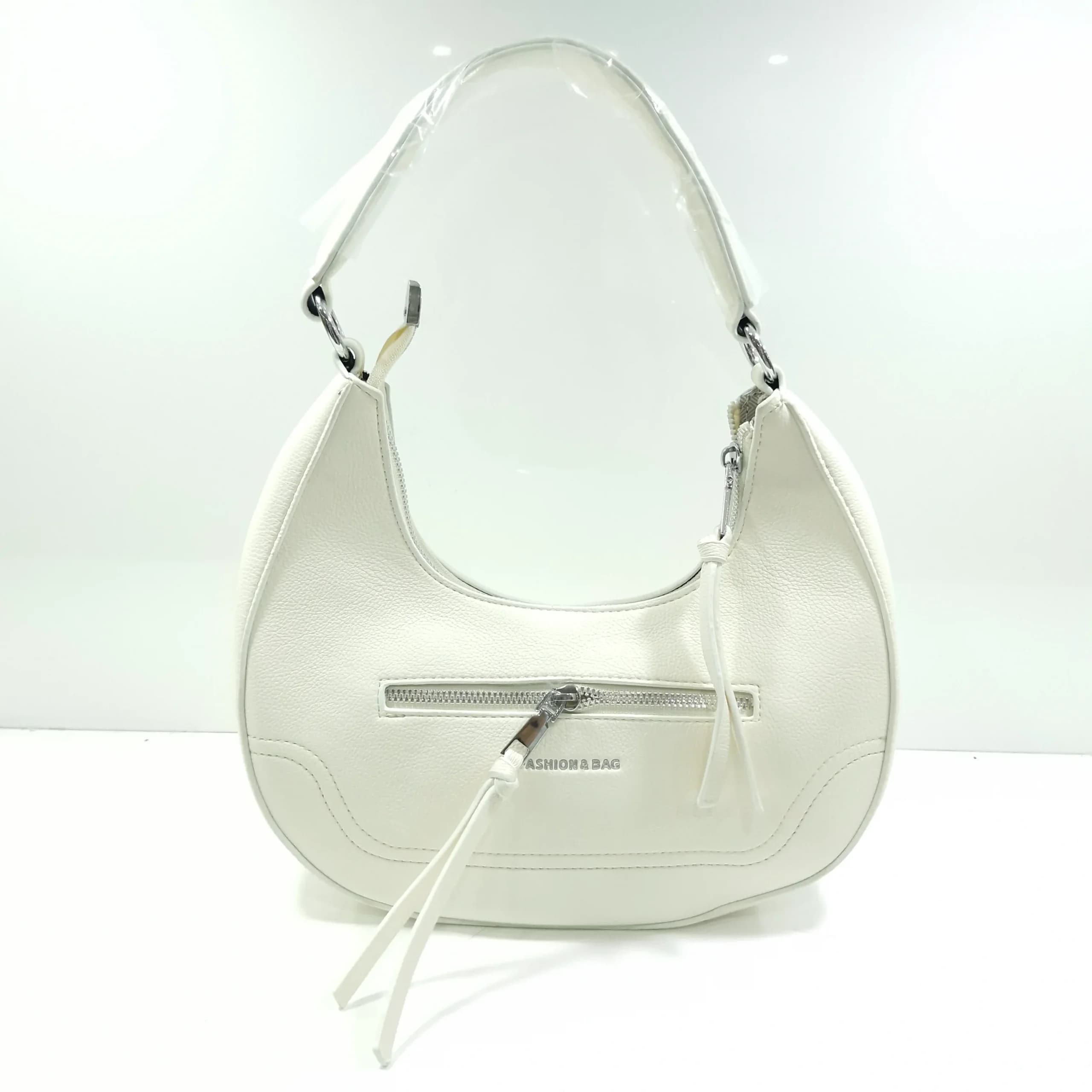 کیف دستی مجلسی زنانه سفید FASHION&amp;BAG