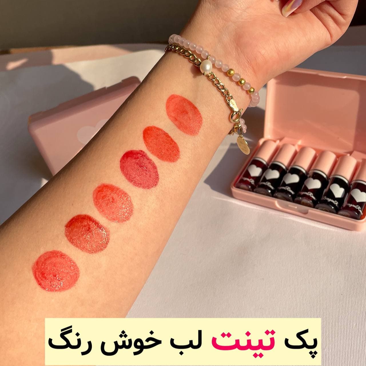 پک تینت لب ۶ عددی dragon ranee