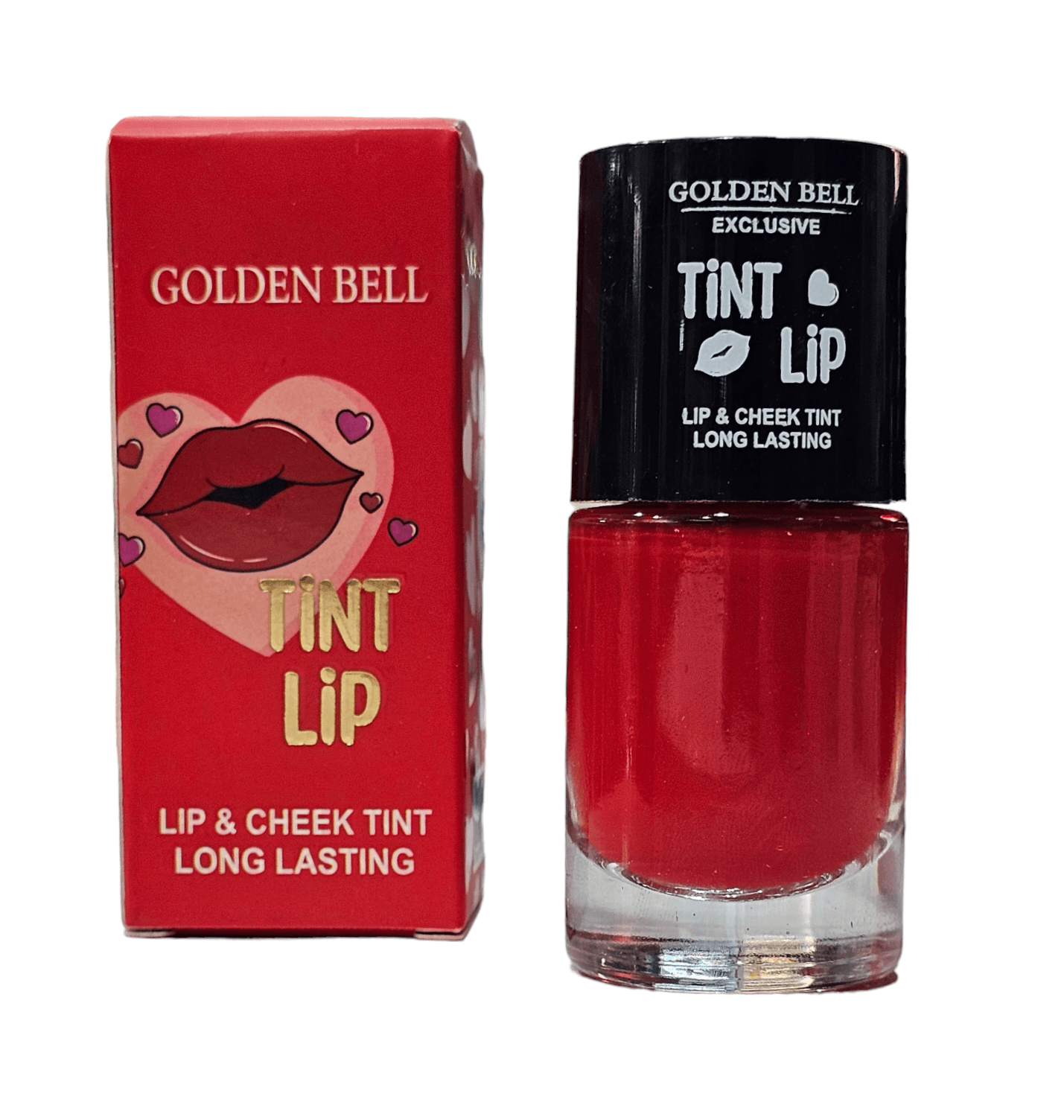 تینت لب رنگ شماره G751 قرمز برند گلدن بل tint lip G751 — تصویر ۲