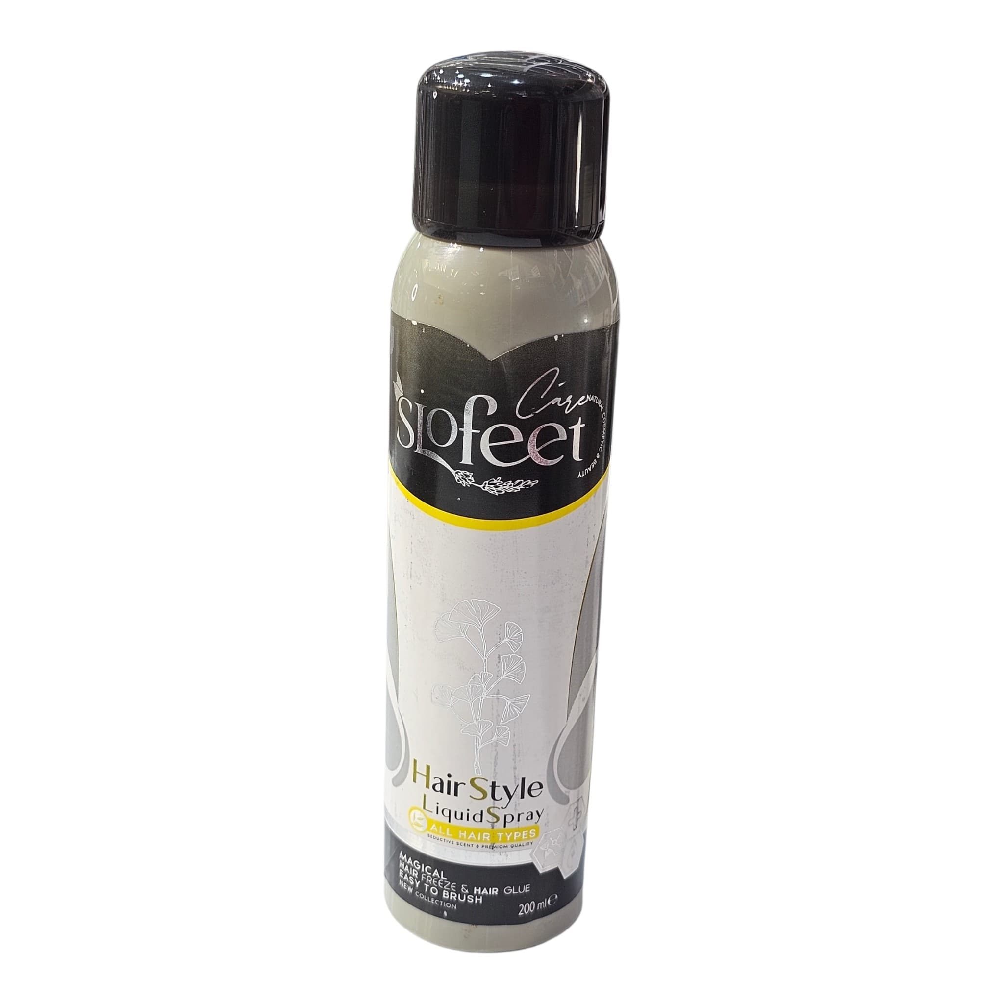 اسپری چسب مو و خوشبوکننده اسلوفیت SLOFEET حجم 200 میلی‌لیتر | حالت‌دهنده و تثبیت‌کننده مو