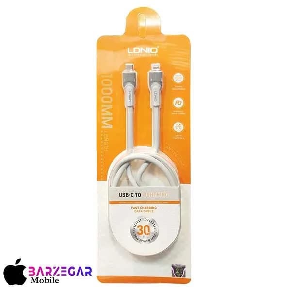 کابل تبدیل Type-C به Lightning الدینیو مدل Ldnio LC601i طول 1m — تصویر ۳