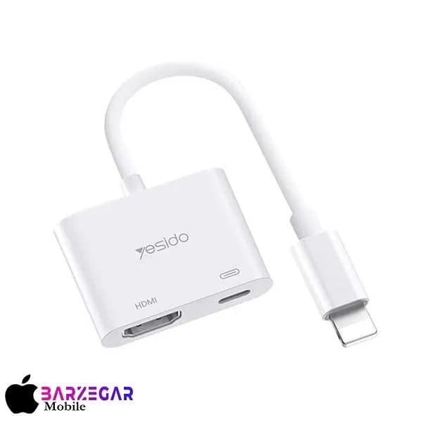 مبدل Lightning به HDMI / Type-C یسیدو مدل Yesido HM06 — تصویر ۴