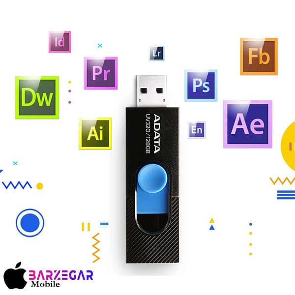 فلش مموری ای‌دیتا مدل Adata UV320 ظرفیت 64GB — تصویر ۸