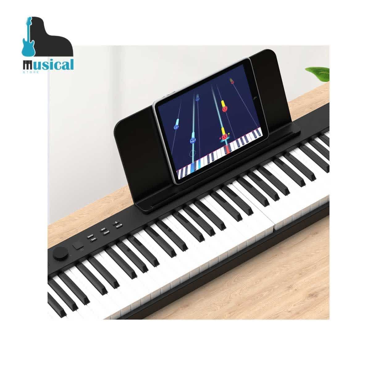 پیانو تاشو کونیکس Pj88c مشکی — تصویر ۶