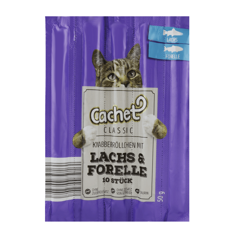 بسته اسنک تشویقی گربه کچت Cachet Cat Snack Pack مجموعه 20 عددی — تصویر ۳