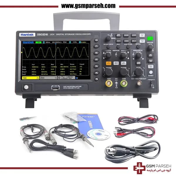 اسیلوسکوپ دیجیتال هانتک مدل Hantek DSO-2D10 — تصویر ۳