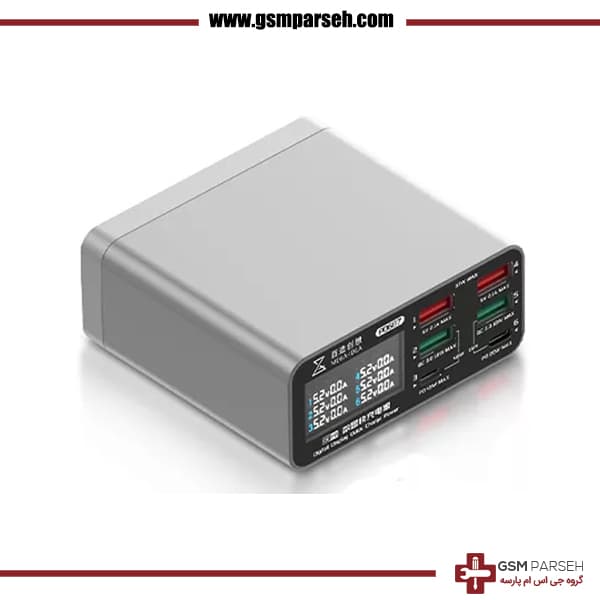 مولتی شارژر فست 6 پورت MEGA-IDEA PQ687 — تصویر ۳