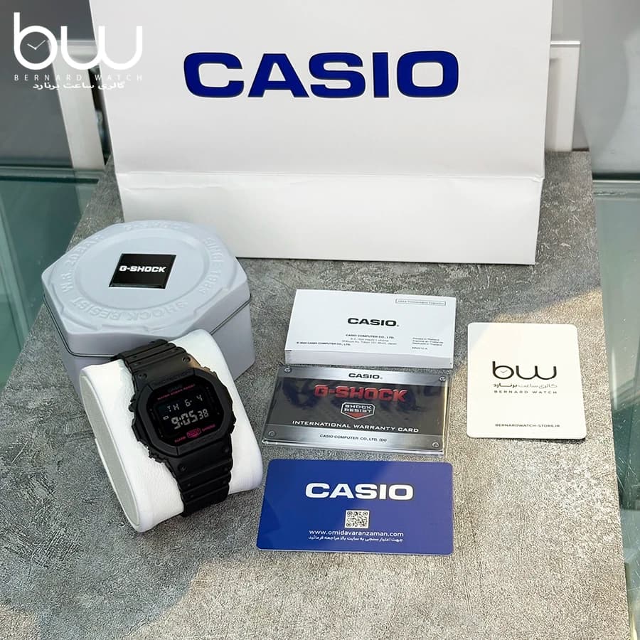 ساعت مچی جی شاک G-SHOCK کاسیو مدل CASIO DW-5600PK-1 — تصویر ۴
