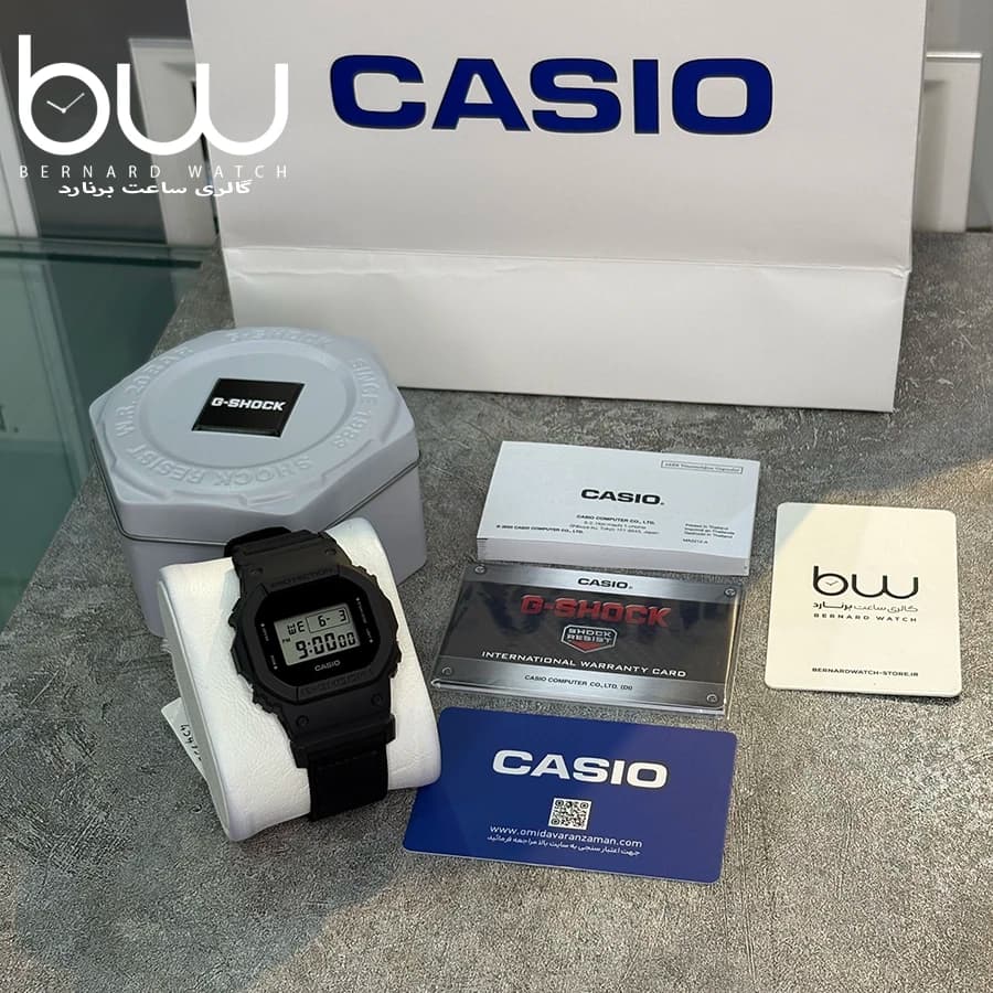 ساعت مچی جی شاک G-SHOCK کاسیو مدل CASIO DW-5600BCE-1 — تصویر ۴
