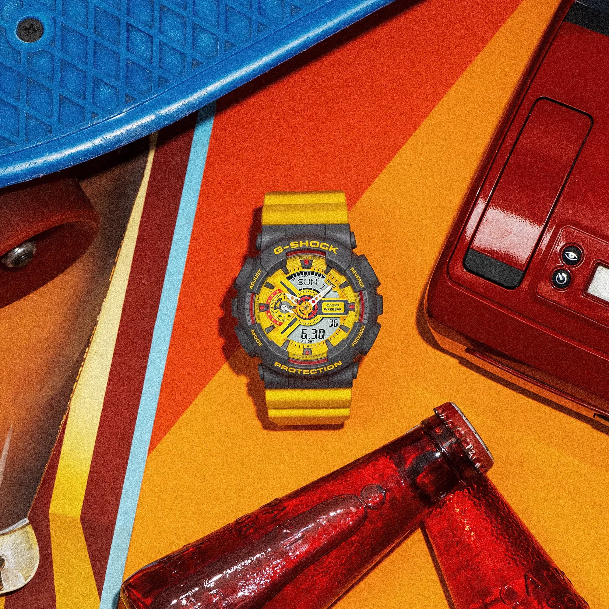 ساعت مچی مردانه G-SHOCK کاسیو مدل GA-110Y-9ADR — تصویر ۲