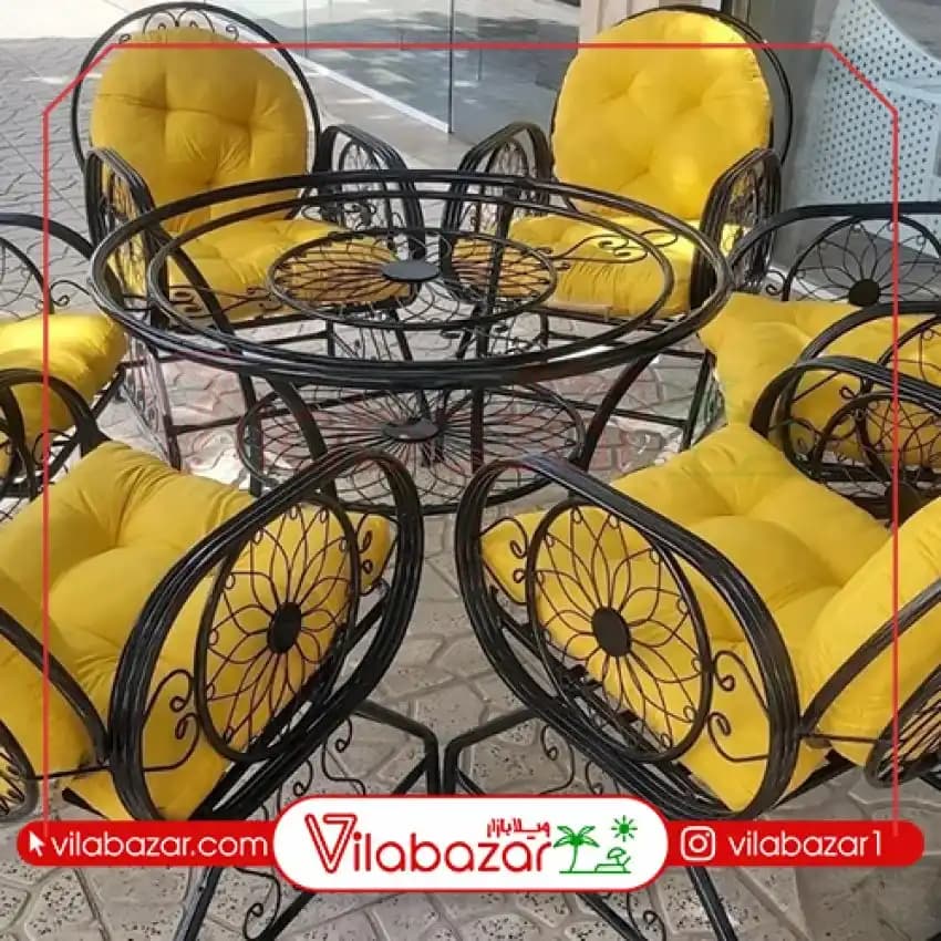 مبل ویلایی باغی مدل خورشیدی — تصویر ۲