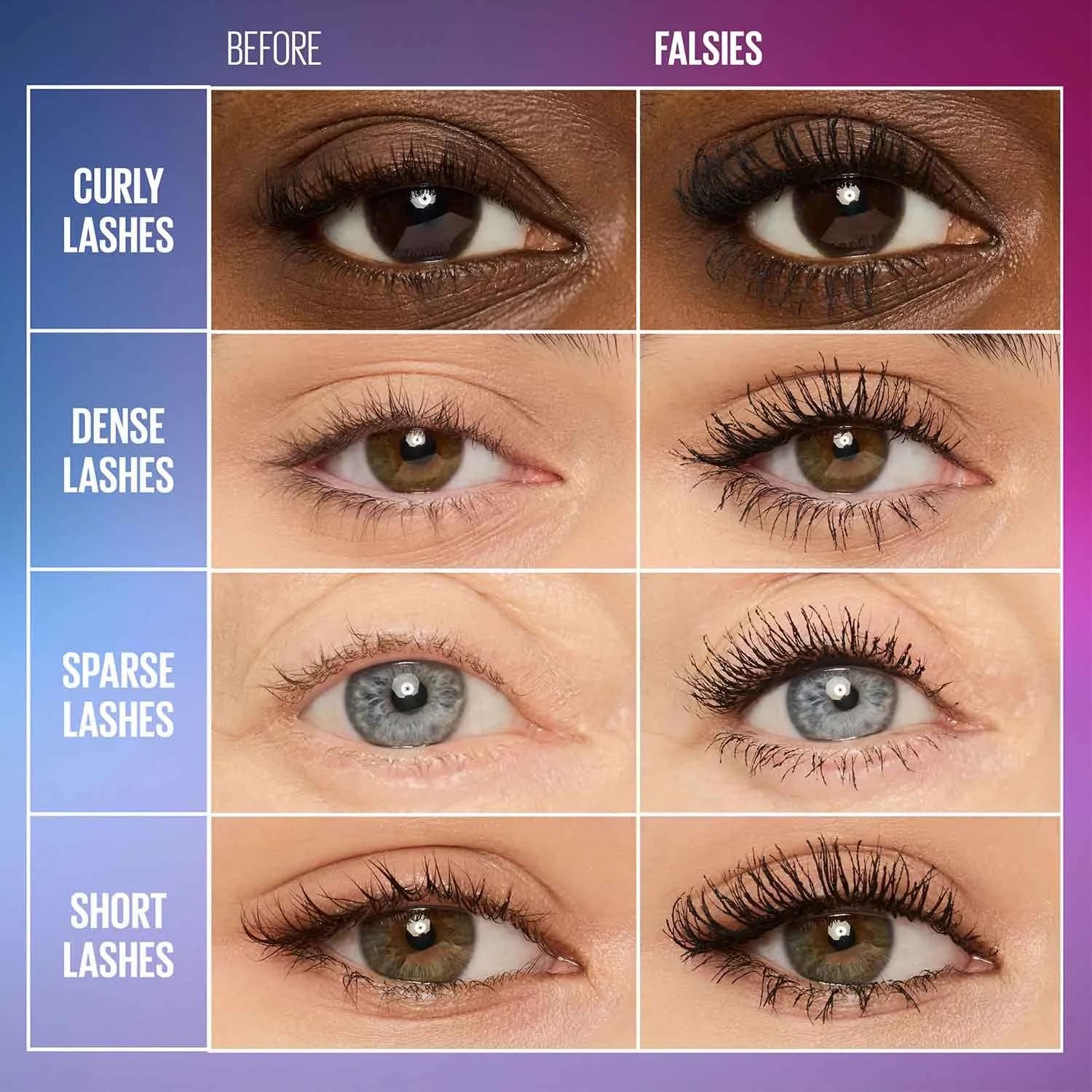 ریمل حجم‌دهنده و لیفت‌کننده میبلین مدل The Falsies Lash Lift — تصویر ۳