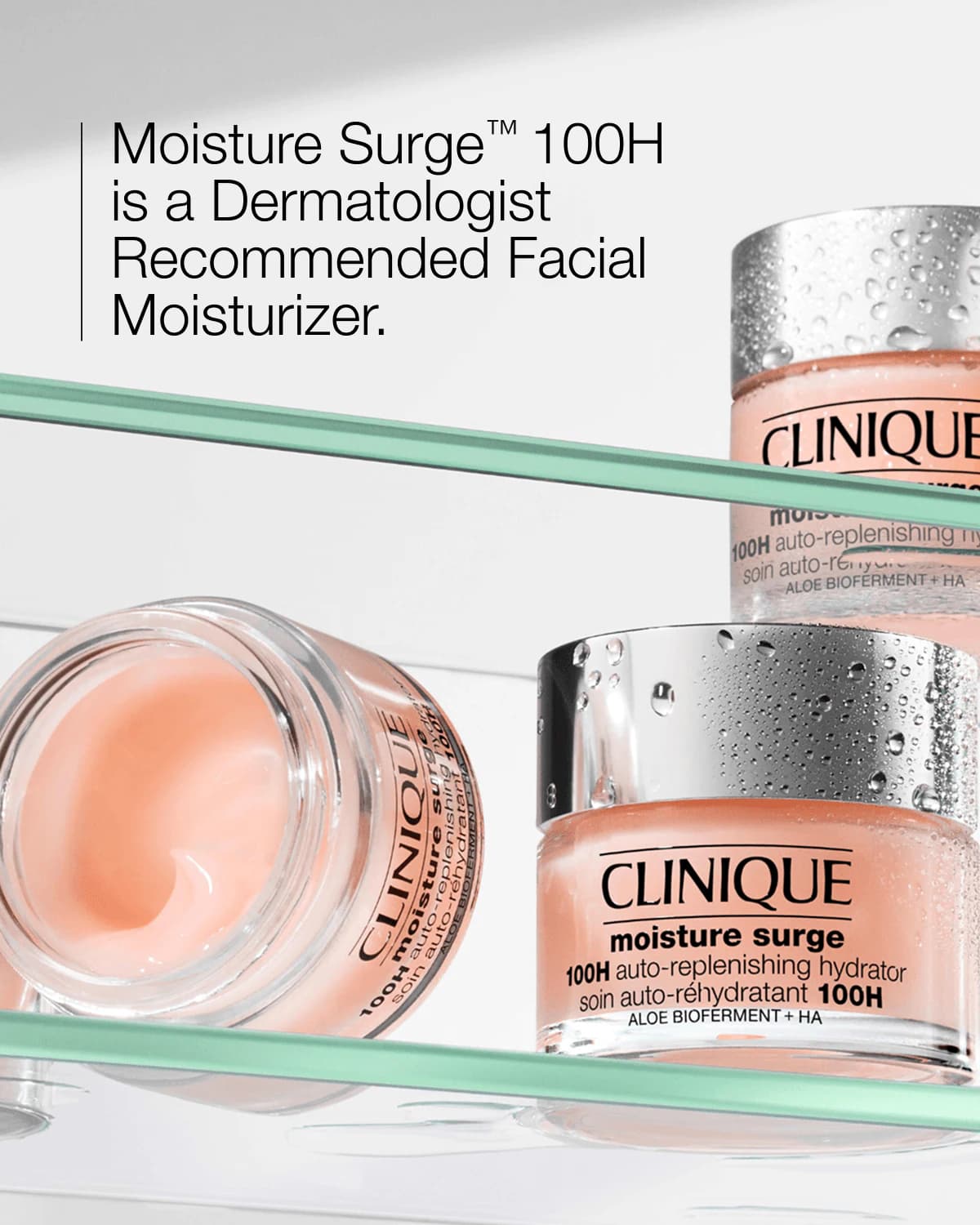 ژل کرم آبرسان ۱۰۰ ساعته کلینیک مدل Moisture Surge — تصویر ۷