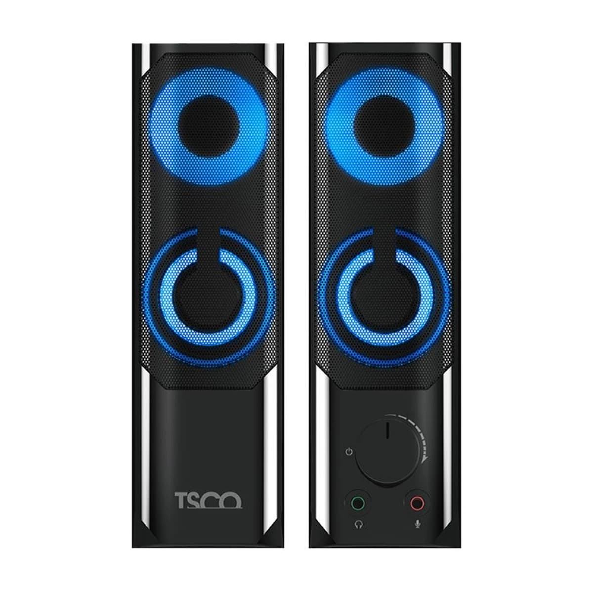 اسپیکر دو تکه TSCO TS-2075 ا TSCO TS-2075 2-Channel Desktop Wired Speaker