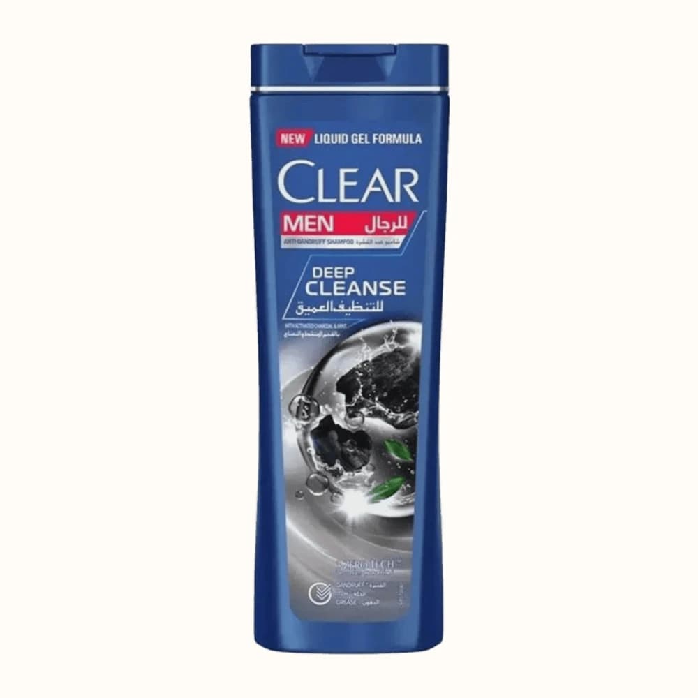شامپو ضد شوره کربن و نعنا کلیر مردانه مدل DEEP CLEANSE
