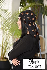 دورگ (سر بند) نخی مشکی تدی کد Do-007