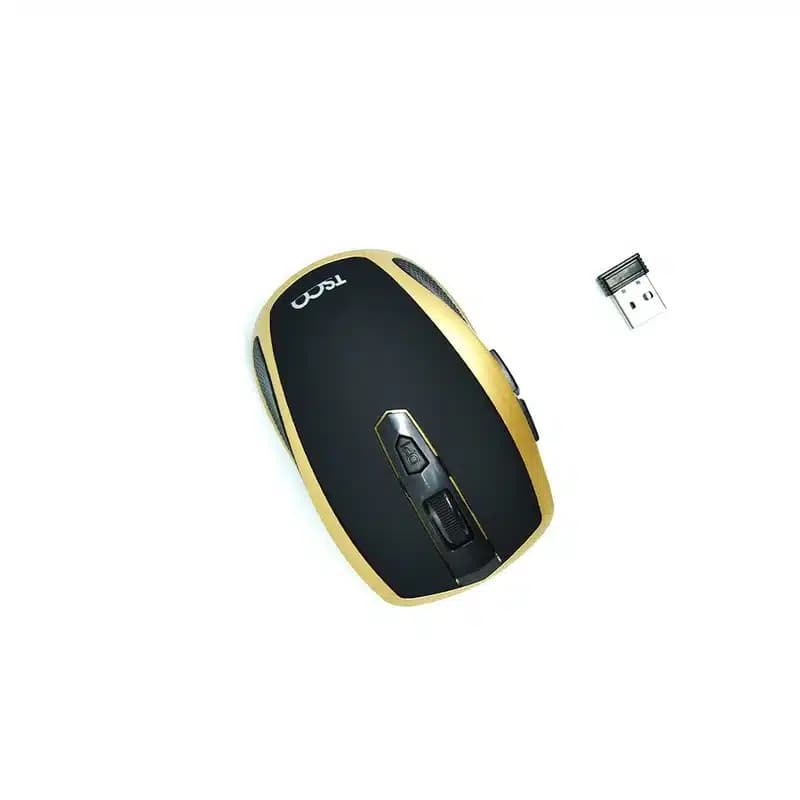 ماوس بی سیم تسکو مدل TM 667W رنگ طلایی — تصویر ۶