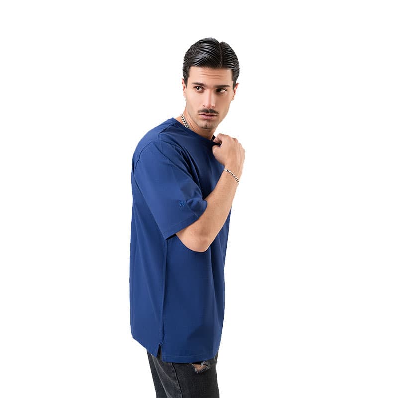 تیشرت آبی نفتی زیگ zig مدل basic کد 431 — تصویر ۵