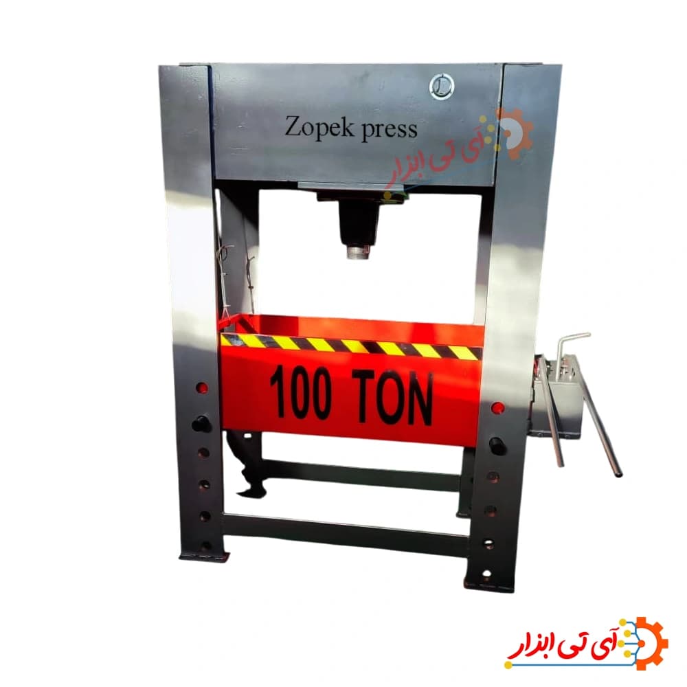 پرس هیدرولیک دروازه ای 100 تن زوپک مدل IT-1100 سفارشی — تصویر ۳