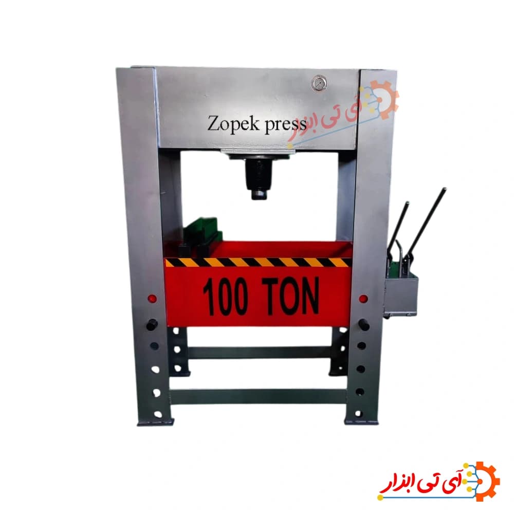 پرس هیدرولیک دروازه ای 100 تن زوپک مدل IT-1100 سفارشی