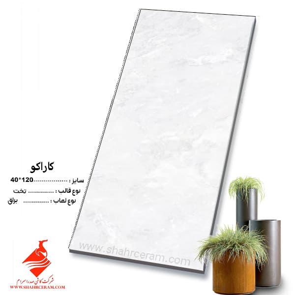 سرامیک کاراکو 120*40 صدرا سرام