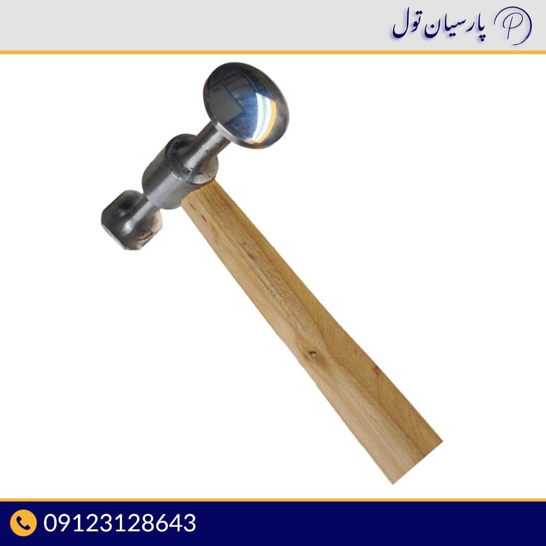 چکش فولادی صافکاری یک سر گرد یک سر مربعی — تصویر ۶